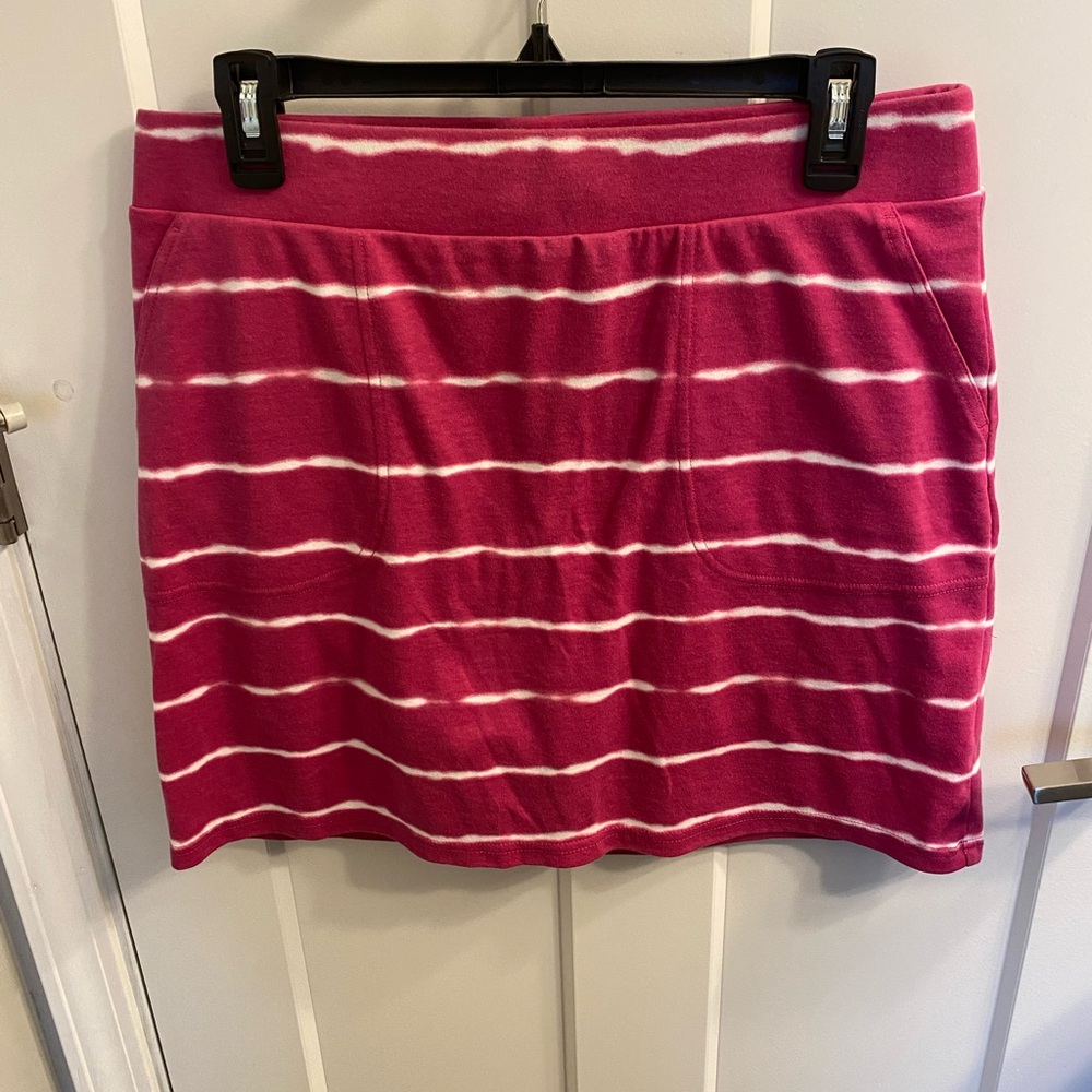Pink tie dye skorts